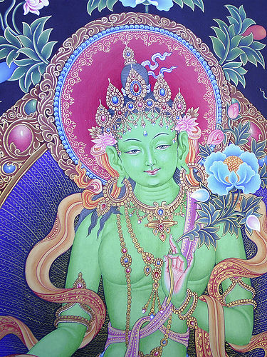 La sublime Tara verte (issue de Déesses de la Galerie Céleste)