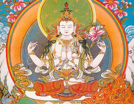Représentation de Tchènrézig / Avalokiteshvara