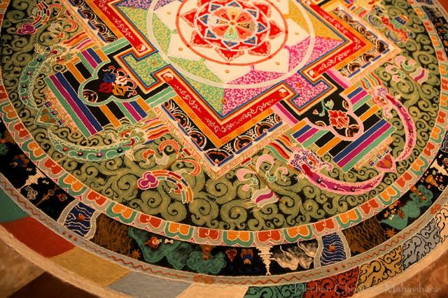5-The closeup look of the Chakrasamvara Sand Mandala of Dechen Choekhor.jpg