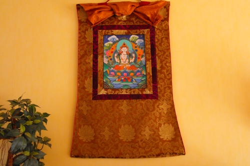 Thangka Bhikkhus (Tchènrézig)